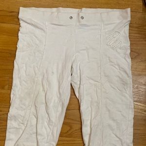 White sweatpants
